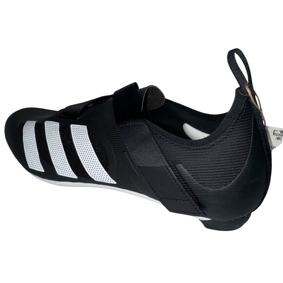 Adidas 3-Bolt The Indoor Cycling Bike Shoes Womens Size 6.5 Black White New - Picture 2 of 8